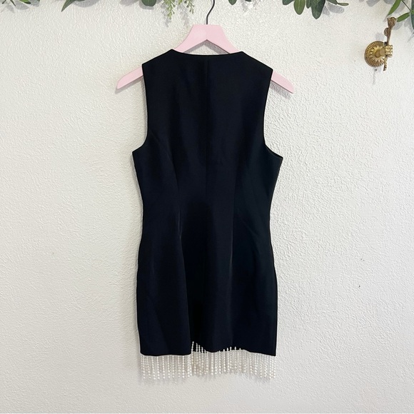 NWT Anthropologie Endless Rose Beaded Fringe Mini Dress - Picture 11 of 13